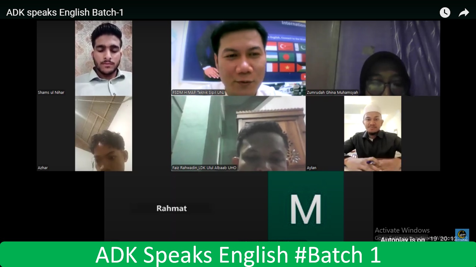 ADK Speaks English #Batch 1